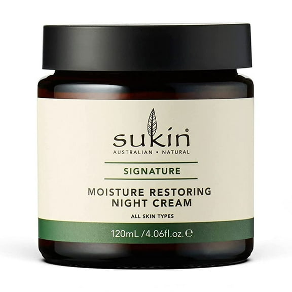 Sukin Signature Moisture Restoring Night Cream, 4.06 Oz
