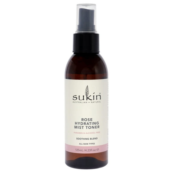 Sukin Signature Rose Hydrating Mist Toner , 4.23 oz Toner
