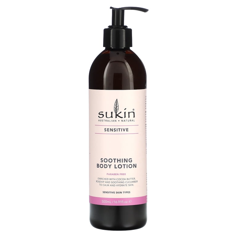 Sukin Soothing Body Lotion, Sensitive, 16.91 fl oz (500 ml 