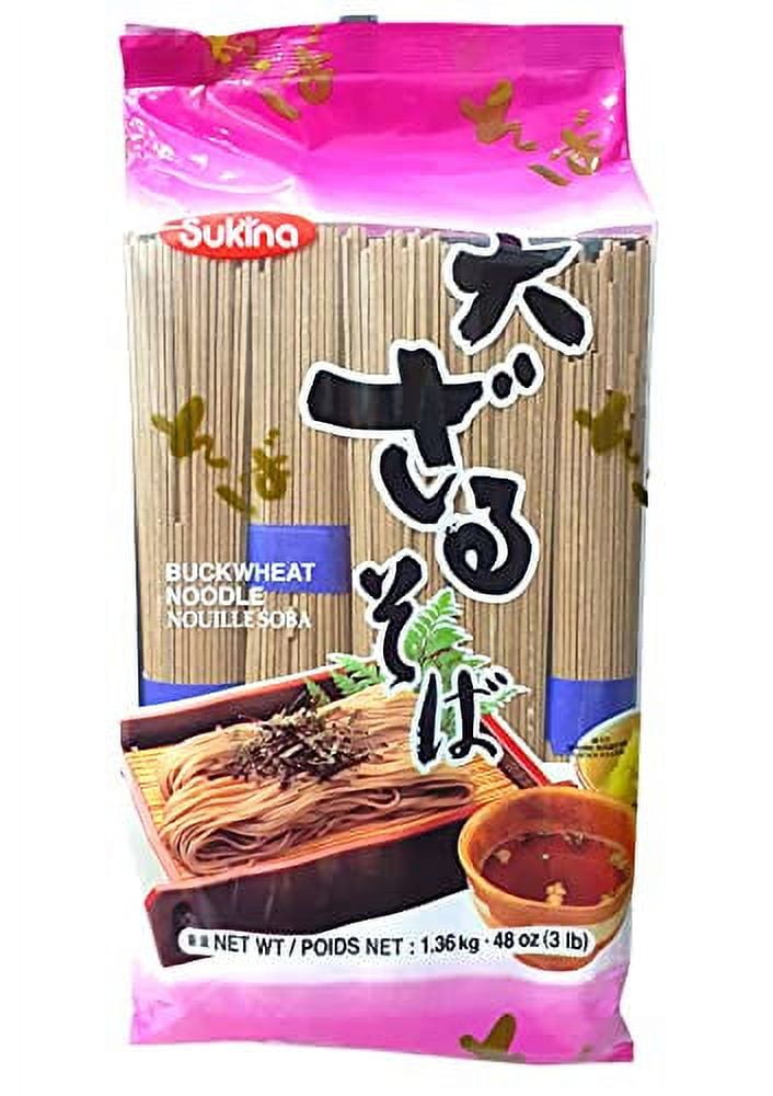 Sukina Japanese Buckwheat Noodle, Soba Noodle, 3LB