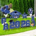thumbnail image 1 of Suknil 8Pcs Graduation Yard Sign, Graduation Decorations 2026, Graduation Decorations Class of 2026 Graduation Party Supplies(Blue Black), 1 of 7