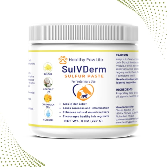 SulVDerm Advanced Sulfur Paste for Skin Health in Companion Animals