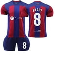 Sulace 2023 2024 FC Barcelona Home Jersey 8 Pedri Soccer Jersey and