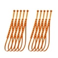 thumbnail image 1 of Sulaicai 10 PCS Adjustable Anti-Slip Tire Zip Ties for Snow Chains | Universal Winter Car Truck SUV Traction Grips | Emergency Mud Survival Multi-Function Security Cable Belts (Orange), 1 of 9