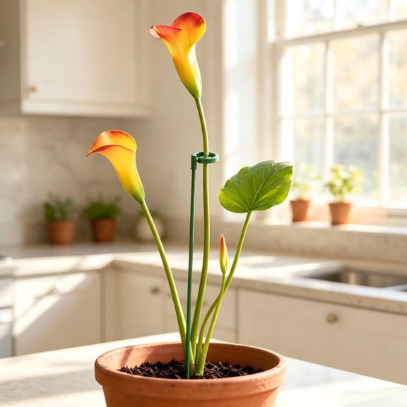 Sulaicai 10-Pack Plant Support Stakes, Garden Bonsai Support Rods for Potted Plants