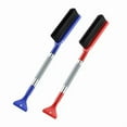 thumbnail image 1 of Sulaicai 2 Pack Car Snow Brush and Ice Scrapers for Car Windshield,24'' Detachable Bristle Head Snow Brush & Tough Window Snow Scraper with Aluminium Body, Snow Removal Winter Car Accessories, 1 of 9