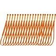 thumbnail image 1 of Sulaicai 20 PCS Adjustable Anti-Slip Tire Zip Ties for Snow Chains | Universal Winter Car Truck SUV Traction Grips | Emergency Mud Survival Multi-Function Security Cable Belts (Orange), 1 of 9