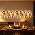 thumbnail image 1 of Sulaicai 3D Light‑Up Wooden Candy Cane Christmas Wall Decor (7 Pack), Handmade Real Wood LED Christmas Wall Decor for Living Room, Bedroom, Fireplace, 1 of 6