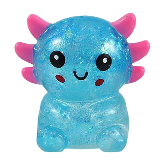 Sulaicai Cute Axolotl Squishies Stress Ball, Soft Slow Rising Stress Relief Ball, Sensory Fidget Relief for Anxiety, Adults Relaxation Ball
