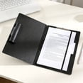 thumbnail image 1 of Sulaicai Foldable Clipboard Folder with Elastic Band, Heavy-Duty Plastic Document Organizer with Side Clip, Portable File Holder for Office & Business, Office Supplies, 1 of 8