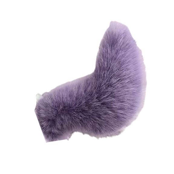 Sulaicai Remote Control Electric Car Tail, Rechargeable Sound-Activated Fluffy Cat Tail, Plush Wagging Animal Tail with Remote & Voice Control, Universal Auto Trunk & Bumper Decoration