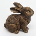 thumbnail image 1 of Sulaicai Resin Sitting Bunny Tabletop Easter Decoration, for Home Table Decor Rabbit Figurines, Bronze, 3.75", 1 of 6