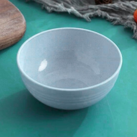 Sulaicai Unbreakable Wheat Straw Cereal Bowls - Microwave & Dishwasher Safe Soup and Salad Bowls, Perfect for Cereal, Soup and Rice, BPA Free, 1PCS (Blue)