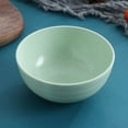 thumbnail image 1 of Sulaicai Unbreakable Wheat Straw Cereal Bowls - Microwave & Dishwasher Safe Soup and Salad Bowls, Perfect for Cereal, Soup and Rice, BPA Free, 1PCS (Green), 1 of 7