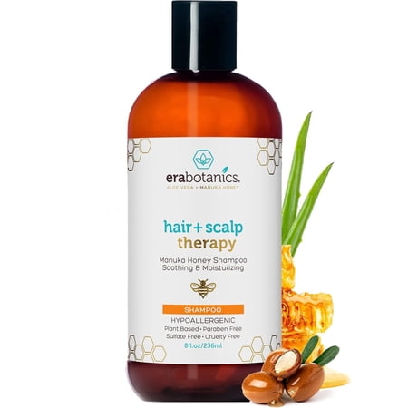 Sulfate Free Argan Oil Shampoo for Dry, Itchy Scalp & Damaged, Frizzy, Oily Hair 8oz Best Moisturizi