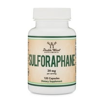 Sulforaphane Supplement - 20mg of Activated and Stabilized Sulforaphane per Serving (120 Capsules) Potent Broccoli Extract for Healthy Aging by Double Wood Supplements