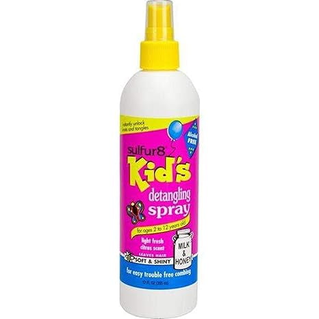 Sulfur 8 Kid's Detanging Spray, 12 Oz..