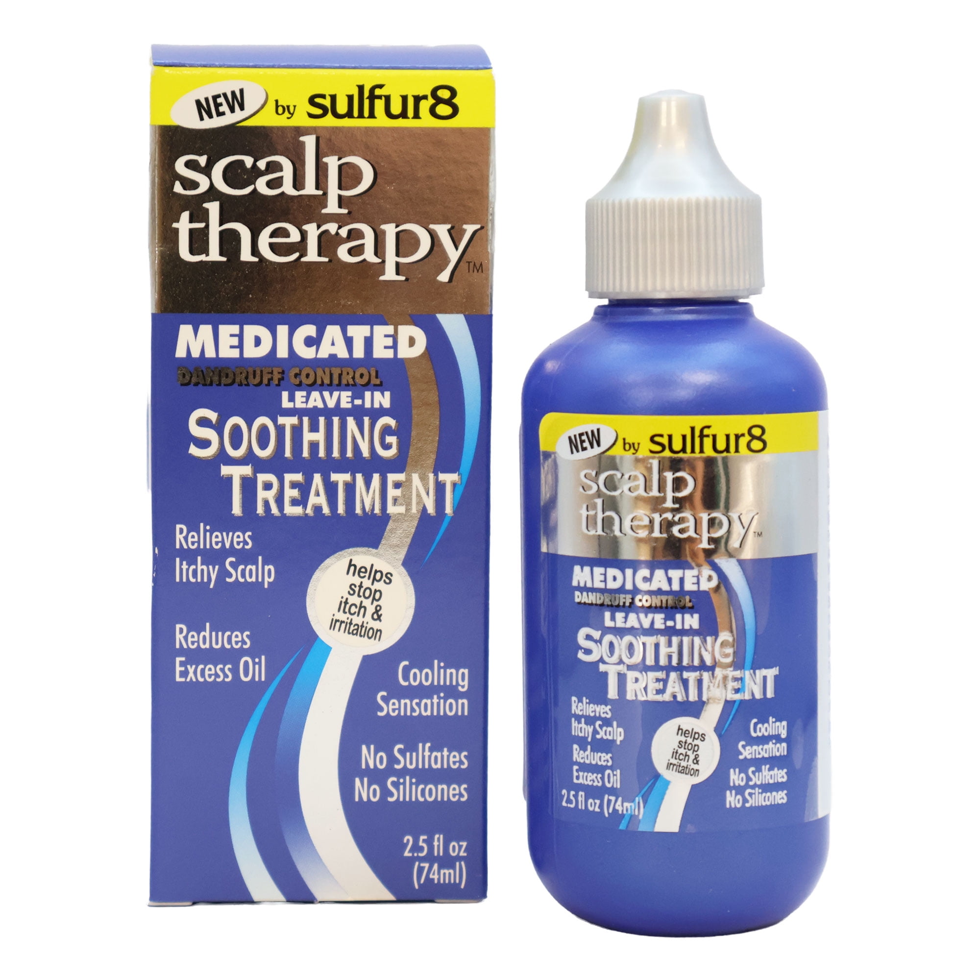 Sulfur 8 Scalp Their Medicated Leave In Conditioner, 2.5 Oz., Pack of 3