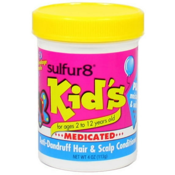 Sulfur8 Kid's Medicated Anti-Dandruff Hair & Scalp Conditioner, 4 oz (Pack of 6)