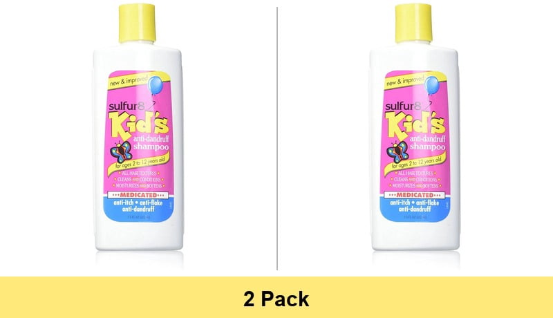 Sulfur8 Kids Medicated Anti Dandruff Shampoo, 7.5 Oz - 2 Pack