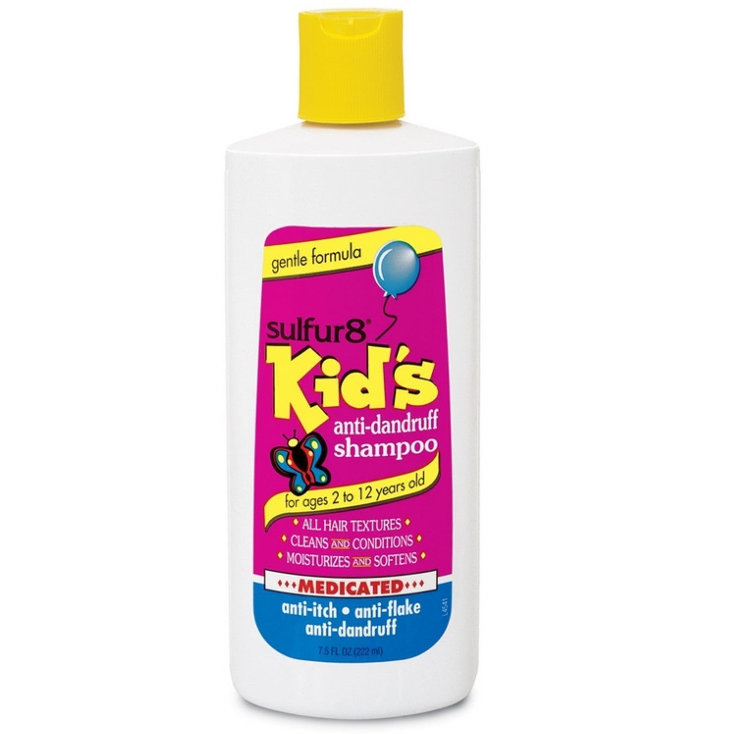 Sulfur8 Kids Medicated Anti Dandruff Shampoo, 7.5 Oz, Pack of 6
