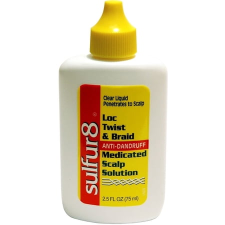 Sulfur8 Loc Twist And Braid Medicated Scalp Solution, 2.5 Ounce