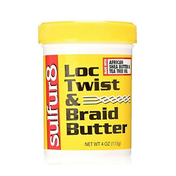 Sulfur8 Loc Twist & Braid Butter 4 Oz,Pack of 2
