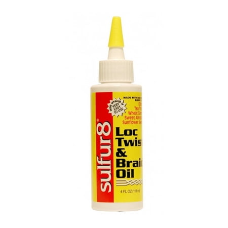 Sulfur8 Loc, Twist & Braid Oil, 4 Oz