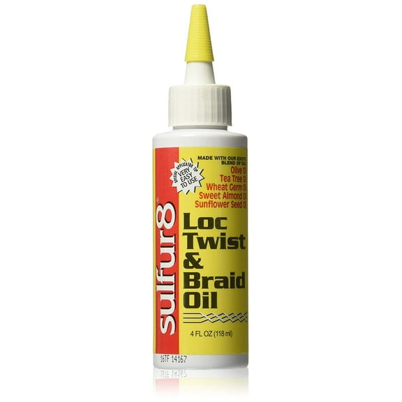 Sulfur8 Loc, Twist and Braid Oil, 4 oz, 6 Pack