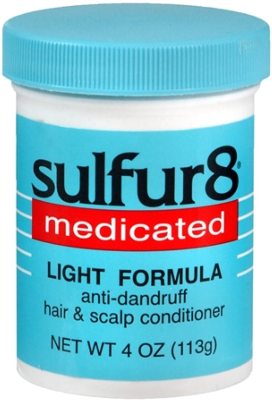 Sulfur8 Medicated Anti-Dandruff Hair & Scalp Conditioner Light Formula 4 oz (Pack of 4)