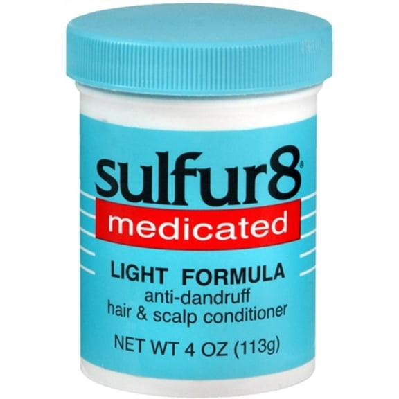 Sulfur8 Medicated Anti-Dandruff Hair & Scalp Conditioner Light Formula 4 oz (Pack of 6)