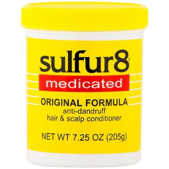 Sulfur8 Medicated Anti-Dandruff Hair and Scalp Conditioner Original Formula, 7.25 oz (Pack of 3)