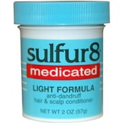 Sulfur8 Medicated Light Formula Anti Dandruff Hair Scalp Conditioner, 2 Oz.