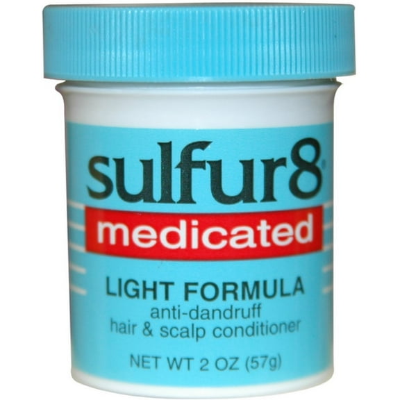 Sulfur8 Medicated Light Formula Anti-Dandruff Hair & Scalp Conditioner,  2 oz (Pack of 2)