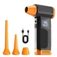 thumbnail image 1 of Sulgyt Compressed Air Duster，Rechargeable Electric Air Duster for PC Keyboard，Mini Dust Dryer Turbo Fan Handheld Blower for Car Home Office B, 1 of 7