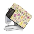 thumbnail image 1 of Sulgyt Flower Sewing Machine Cover with Storage Pockets，Dust & Pet Hair Protection，Fits Standard Singer，Brother and Janome Machines B, 1 of 6