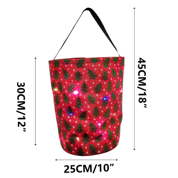 Sulgyt Merry Christmas Snowflake Halloween Bucket Trick Or Treat Tote Candy Basket for Kids Halloween Party Home Decorations