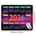 thumbnail image 1 of Sulgyt Mouse Pad with Stitched Edge, Computer Mouse Mat with Non-Slip Rubber Base, 2026 Calendar Mousepad B, 1 of 7