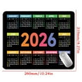 thumbnail image 1 of Sulgyt Mouse Pad with Stitched Edge, Computer Mouse Mat with Non-Slip Rubber Base, 2026 Calendar Mousepad C, 1 of 7