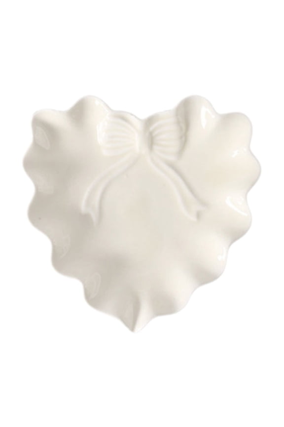 Shell Shape Jewelry Tray,Shell Trinket Dish Ceramic Ring Earring Holder Ocean-themed Decorative Trinket Plate for Rings Earrings Necklaces Bracelet Jewelry Watch Keys