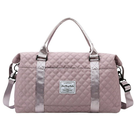 Sulgyt Women's 18.5" Waterproof Sports Duffel Bag, Pink