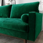 Sulina Velvet LivingRoom Sofa - N/A Green