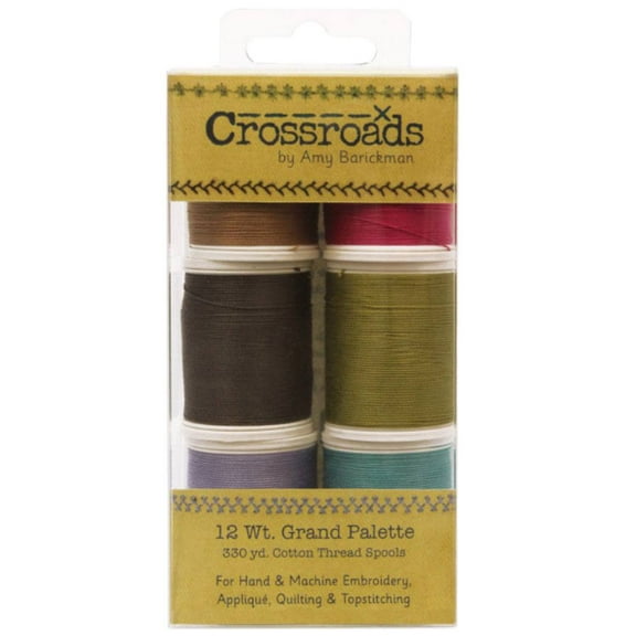 Sulky, Designer Crossroads Denim 6 Spool Thread Kit (330yds)