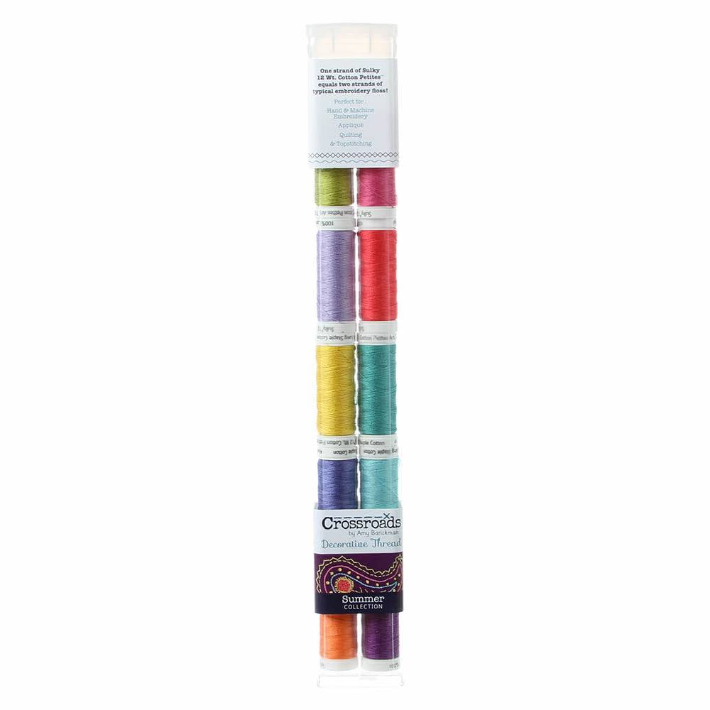 Sulky Petites, Crossroads Denim 10 Spool Thread Kit (50yds)