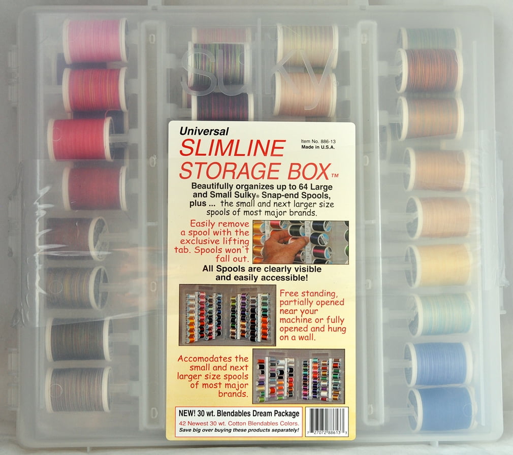 Sulky, Slimline Case with Cotton Blendables Thread Collection #2 - 42 Spools