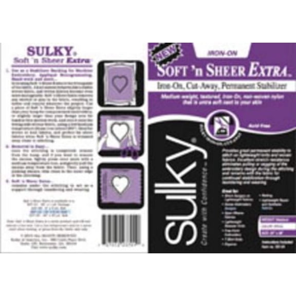 Sulky Cut Away Soft N Sheer Extra Stabilizer 237-01