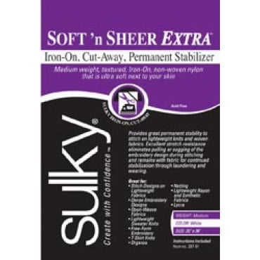 Sulky Soft'n Sheer Extra Stabilizer, 8in x 8yds