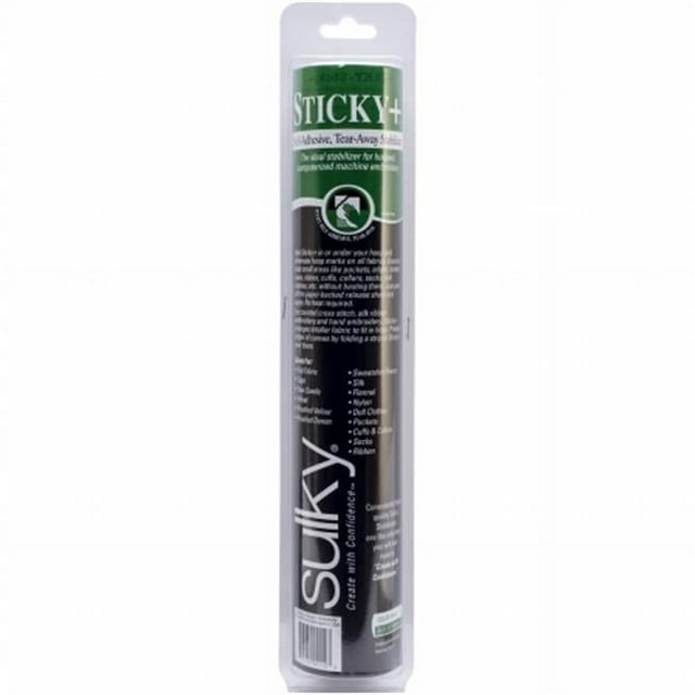Sulky Sticky Self-Adhesive Tear-Away Stabilizer Roll, 12" X 6 Yds