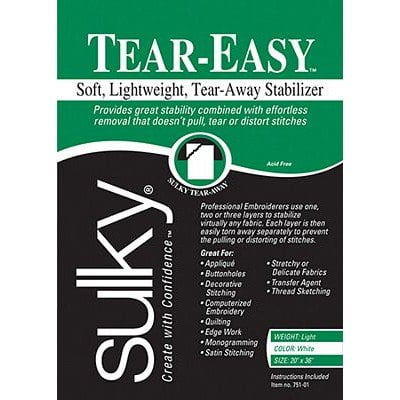 Sulky Tear-Easy Stabilizer-20"X36"