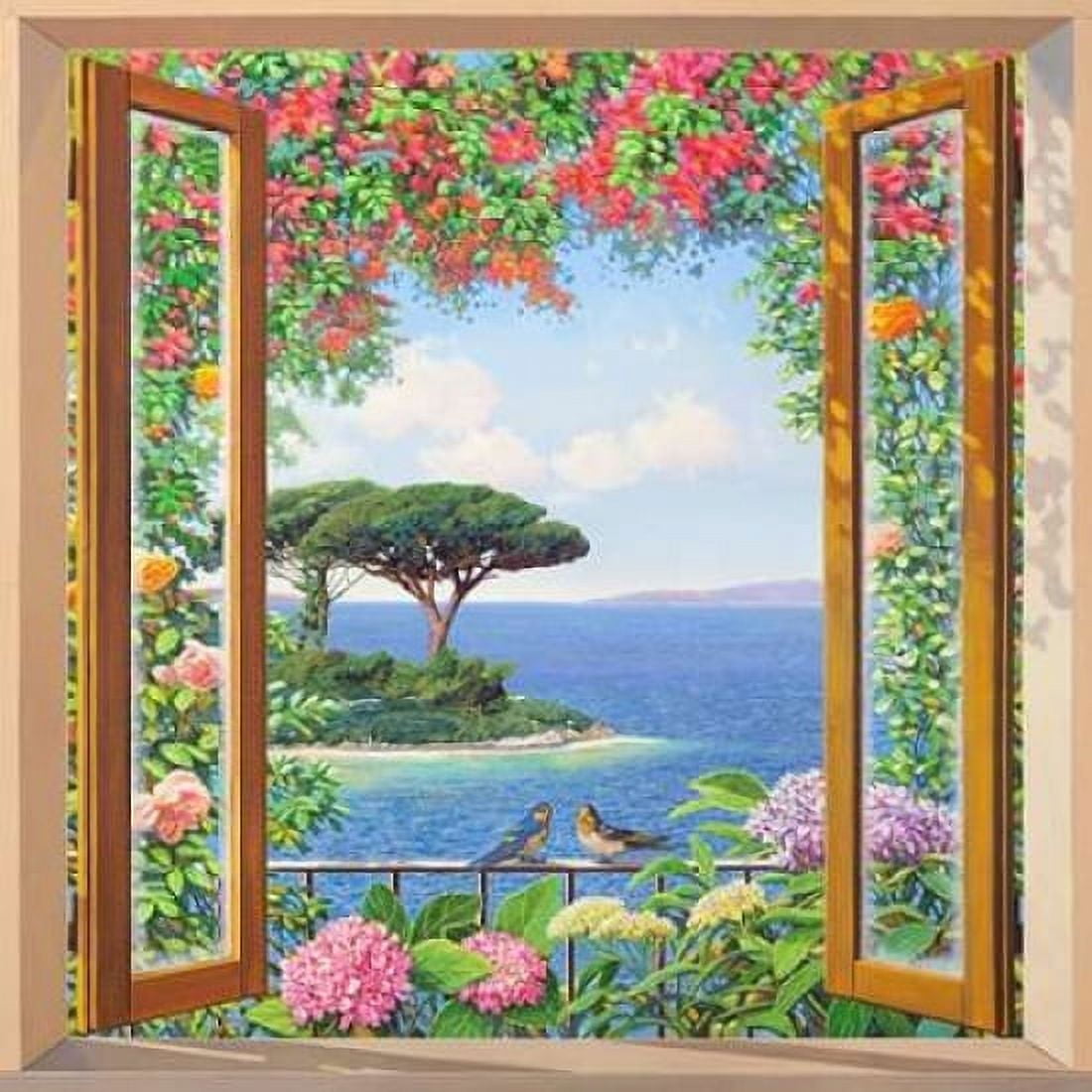 Sulla costa mediterranea Canvas Art - Andrea Del Missier (24 x 24)